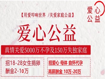 从化捐卵助孕生子 爱心志愿者招募